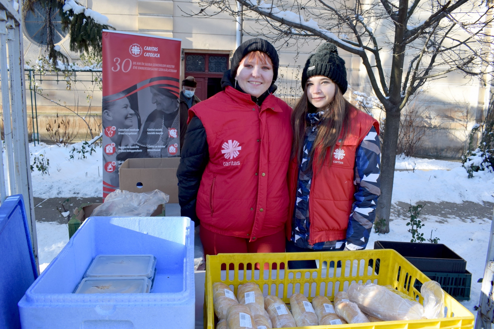 Food distribution continues throughout the winter